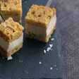 Milhojas de foie en pan de higos y miel
